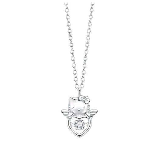 Sanrio Hello Kitty Cat Wing Pendant Necklace